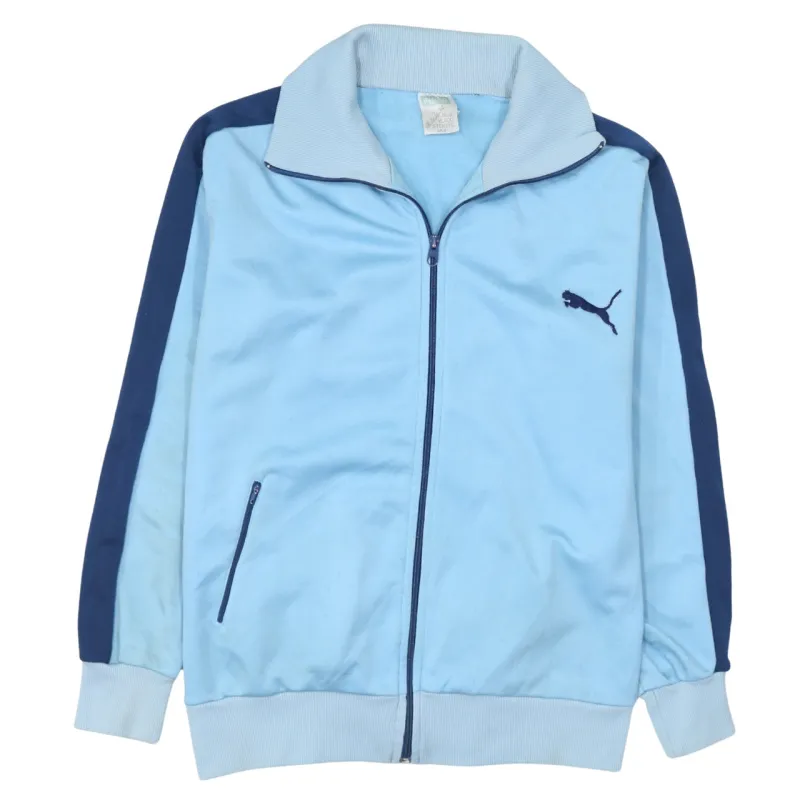 Puma 90's Lightweight Full Zip Up Sweatshirt Large  Blue sold by Vintage Club