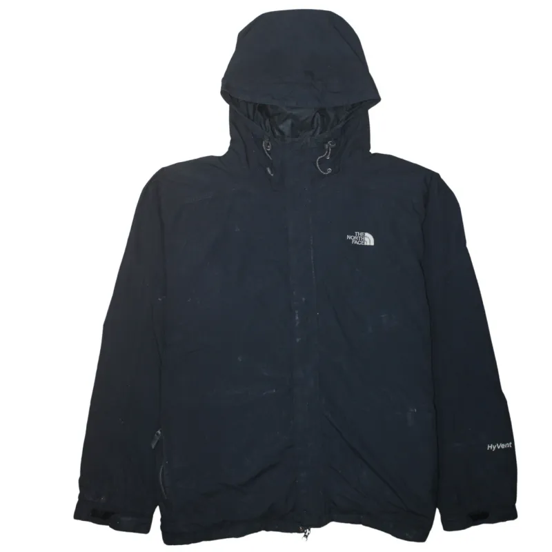 The North Face 90's Hooded Full Zip Up Windbreaker XXLarge (2XL) Black made by The North Face