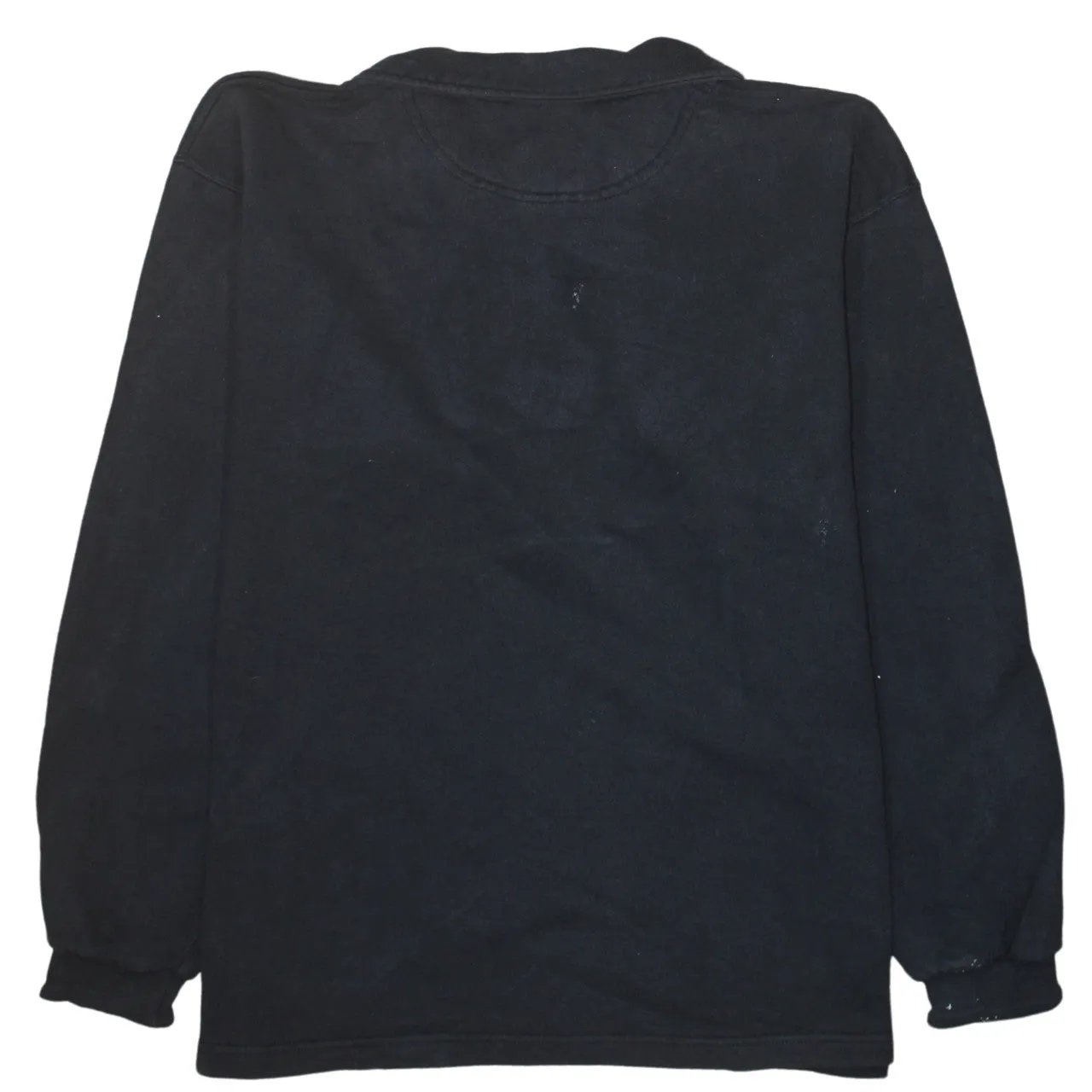 Nike 90's Swoosh Quarter Zip Sweatshirt Medium Black sold by Vintage Club product image thumbnail 2