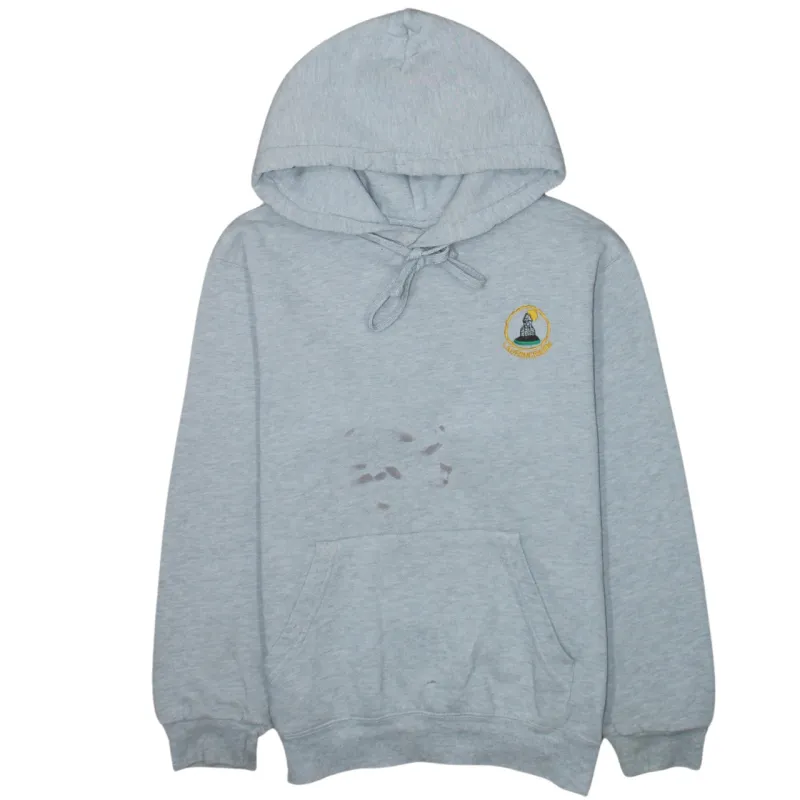 Russell Athletic 90's Drawstring Pockets Pullover Hoodie Small Grey sold by Vintage Club