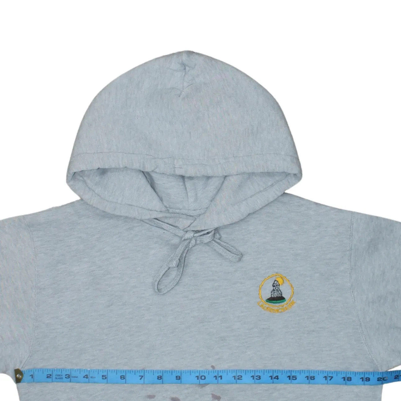 Russell Athletic 90's Drawstring Pockets Pullover Hoodie Small Grey sold by Vintage Club product image thumbnail 5