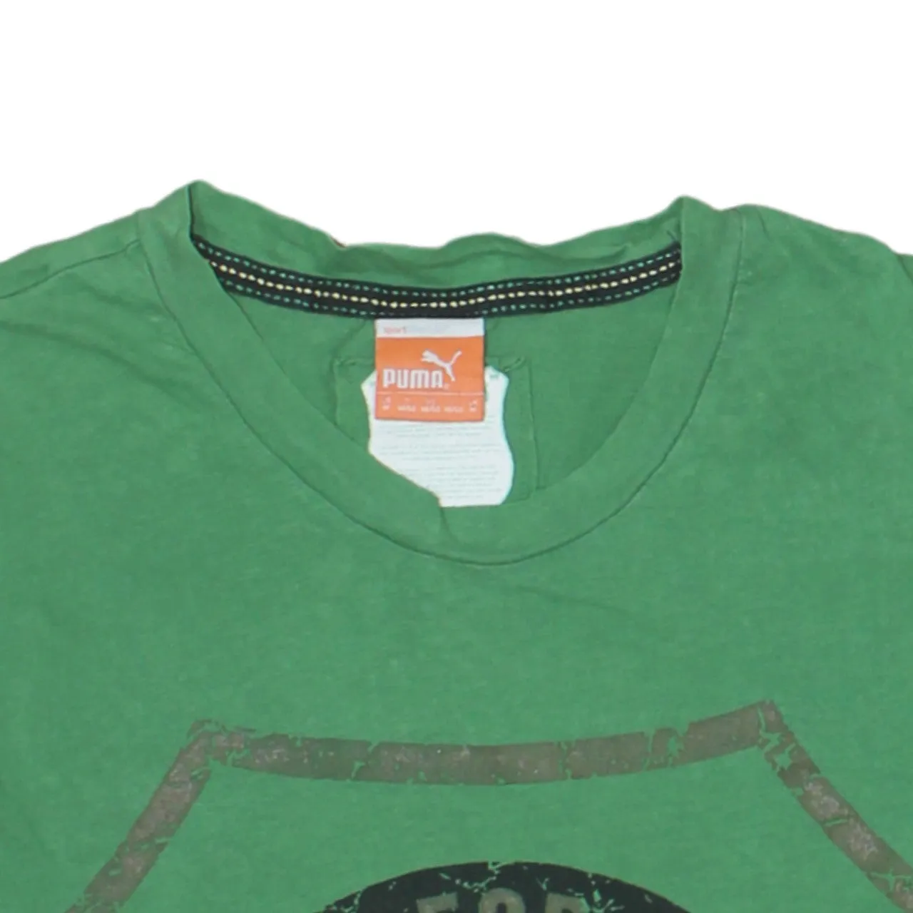 Puma 90's Short Sleeves Crew Neck T Shirt Medium Green sold by Vintage Club product image thumbnail 3