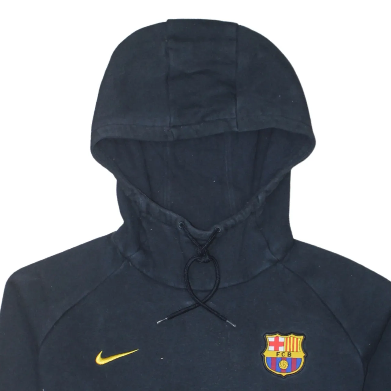 Nike 90's Swoosh Pullover Hoodie Large Black sold by Vintage Club product image thumbnail 3