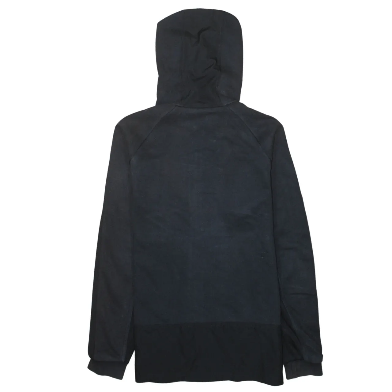 Adidas 90's Striped Sleeve Full Zip Up Hoodie Small Black sold by Vintage Club product image thumbnail 2