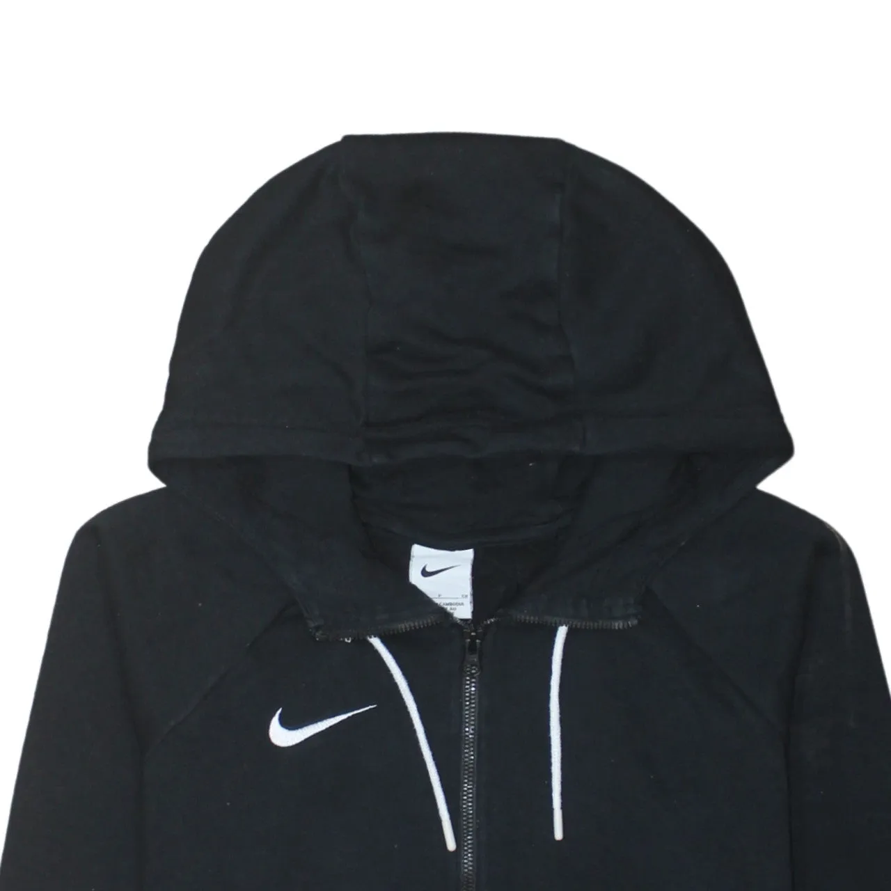 Nike 90's Swoosh Full Zip Up Hoodie Small Black sold by Vintage Club product image thumbnail 3