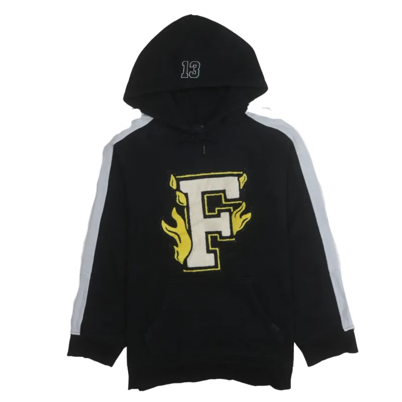 Puma 90's Drawstring Pockets Pullover Hoodie Medium Black sold by Vintage Club