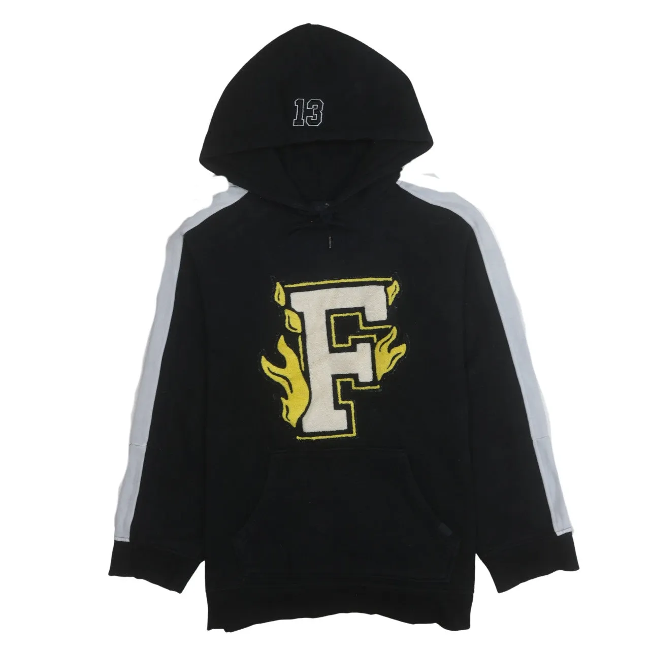 Puma 90's Drawstring Pockets Pullover Hoodie Medium Black sold by Vintage Club