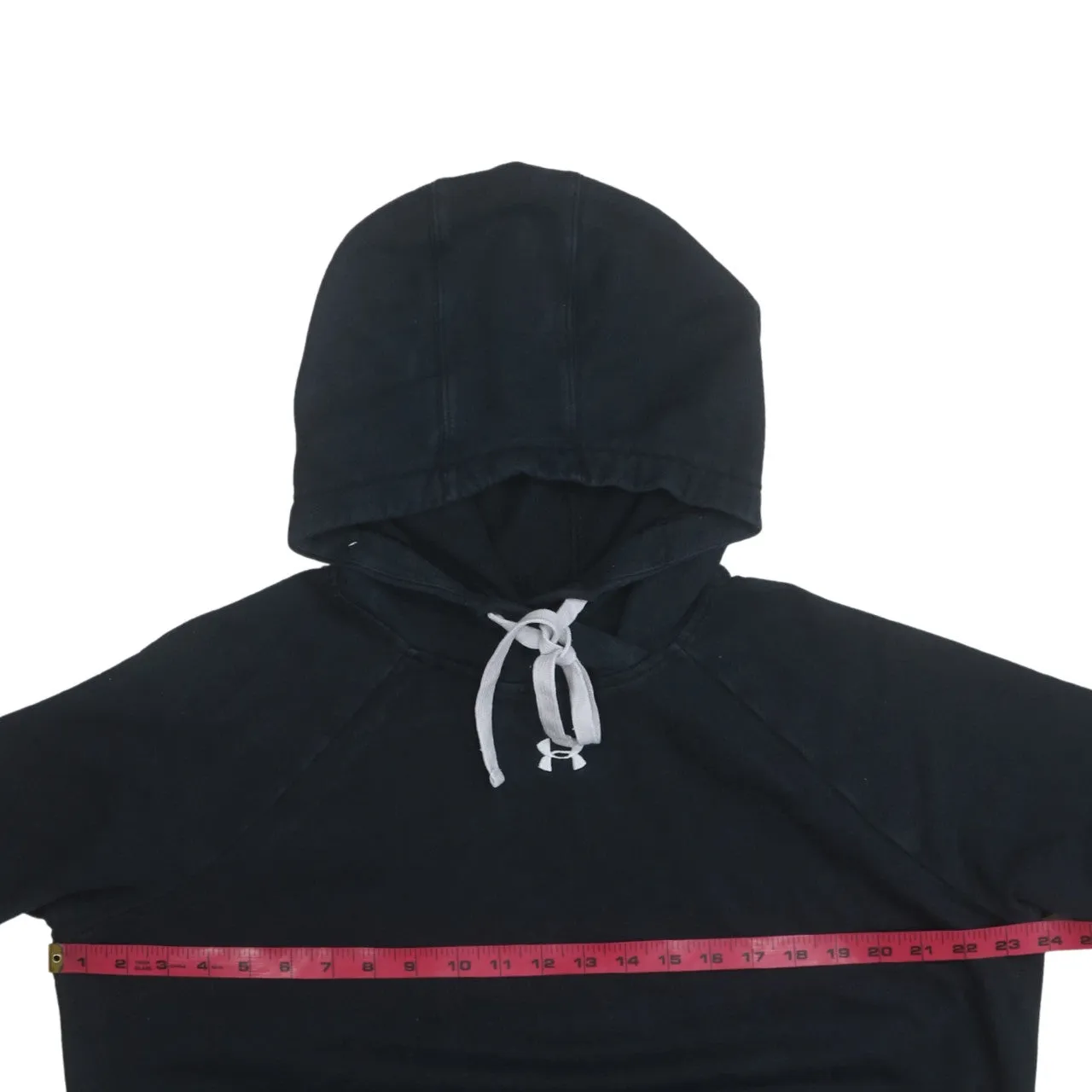 Under Armour 90's Drawstring Pockets Pullover Hoodie XLarge Black sold by Vintage Club product image thumbnail 5