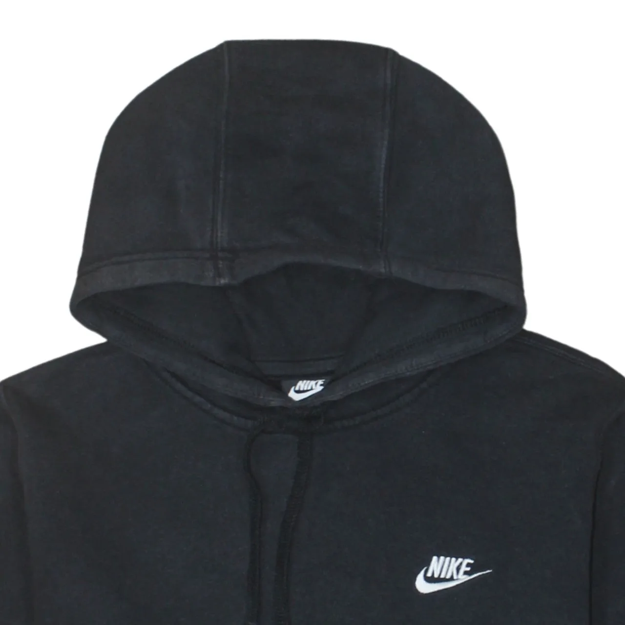 Nike 90's Swoosh Pullover Hoodie Medium Black sold by Vintage Club product image thumbnail 3