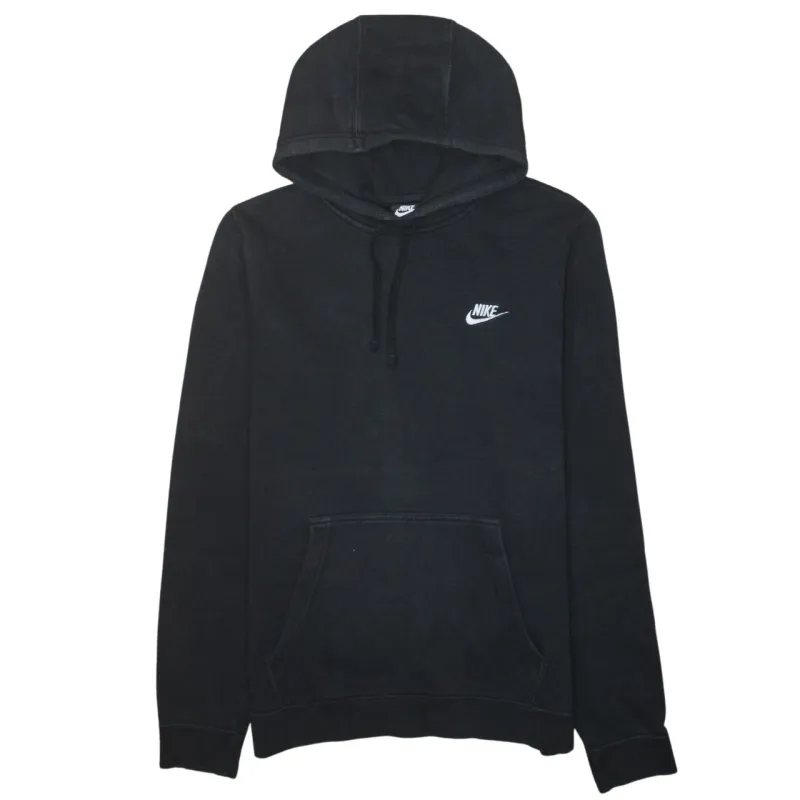 Nike 90's Swoosh Pullover Hoodie Medium Black sold by Vintage Club