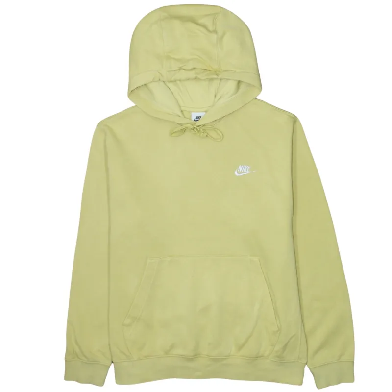 Nike 90's Swoosh Pullover Hoodie Medium Yellow sold by Vintage Club