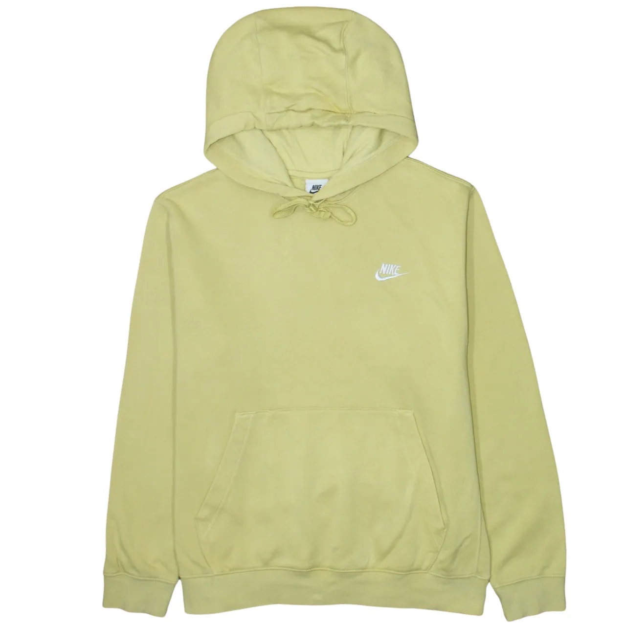 Nike 90's Swoosh Pullover Hoodie Medium Yellow sold by Vintage Club