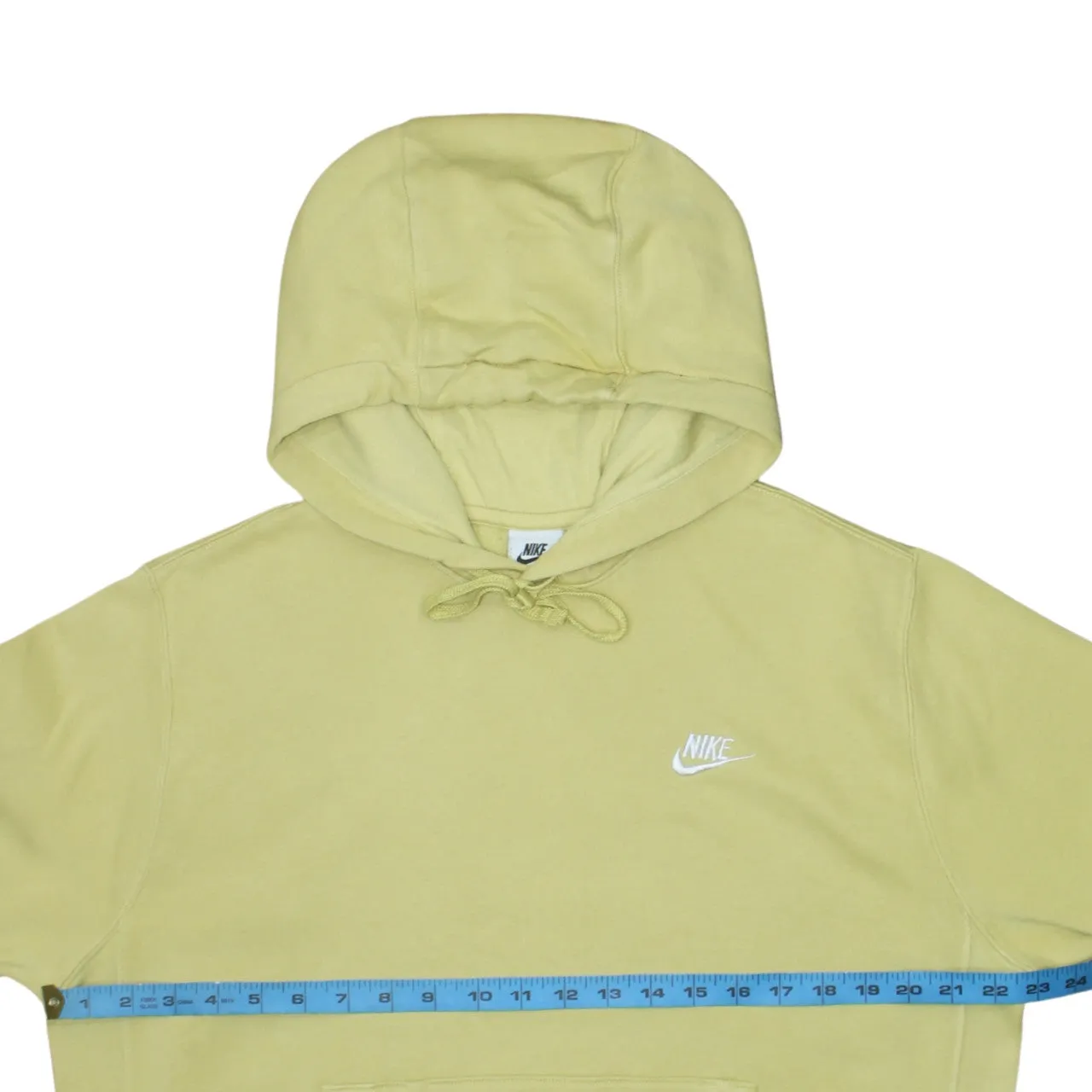 Nike 90's Swoosh Pullover Hoodie Medium Yellow sold by Vintage Club product image thumbnail 5