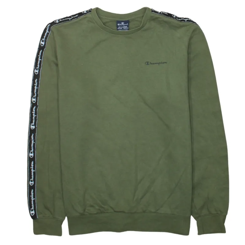 Champion 90's Lightweight Crew Neck Sweatshirt XXLarge (2XL) Green made by Champion