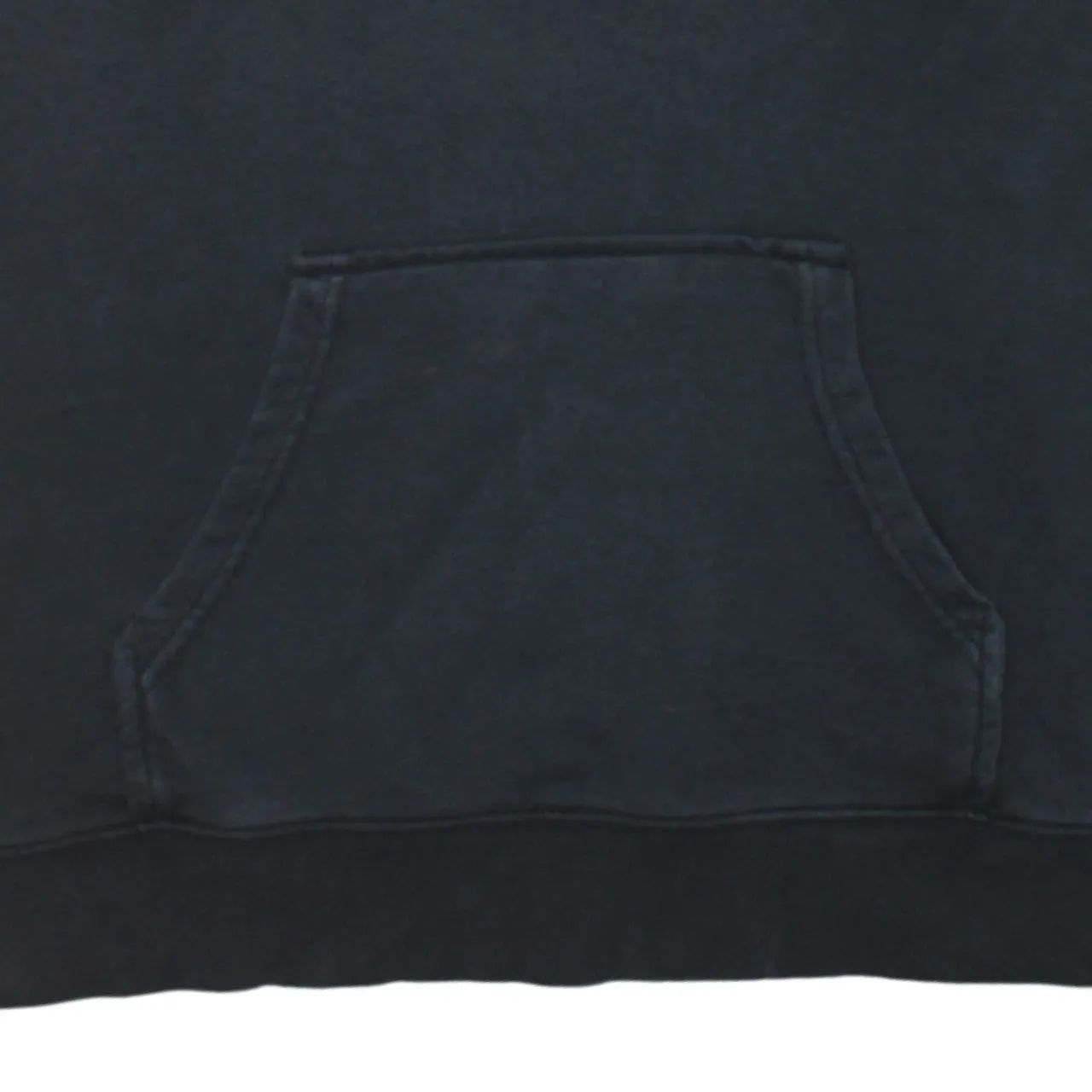 Adidas 90's Drawstring Pockets Pullover Hoodie Small Black sold by Vintage Club product image thumbnail 4