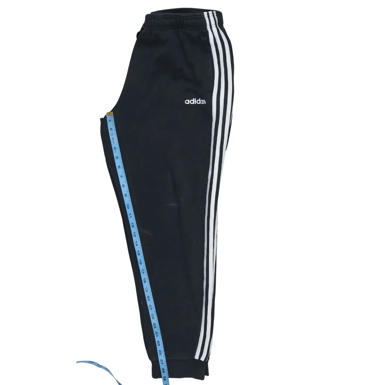 Adidas 90's 3 Stripes Casual Joggers / Sweatpants Large Black sold by Vintage Club product image thumbnail 5