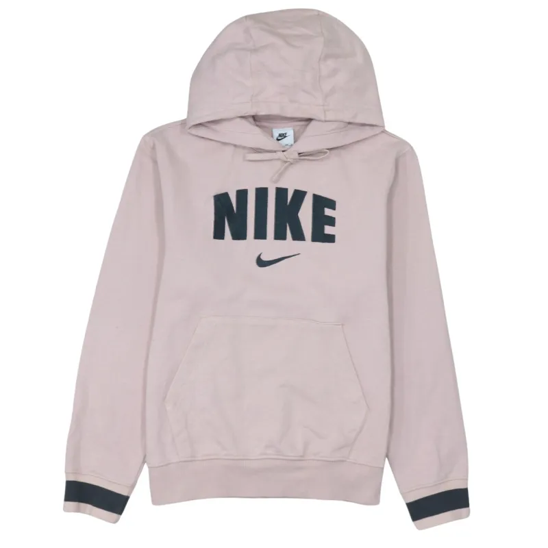 Nike 90's Center Middle Swoosh Pullover Hoodie XSmall Pink sold by Vintage Club