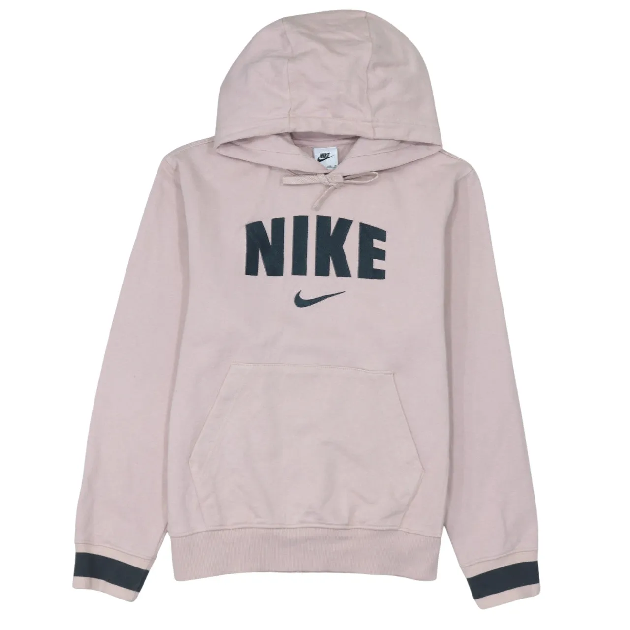 Nike 90's Center Middle Swoosh Pullover Hoodie XSmall Pink sold by Vintage Club