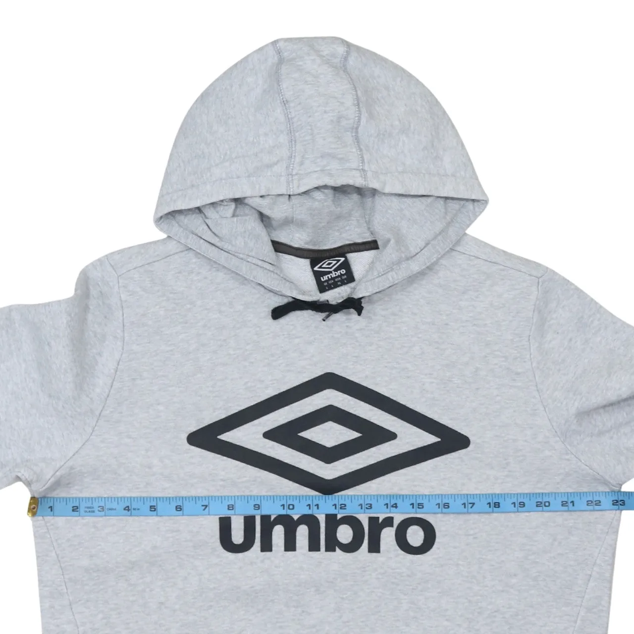 Umbro 90's Spellout Pullover Hoodie Large Grey sold by Vintage Club product image thumbnail 5