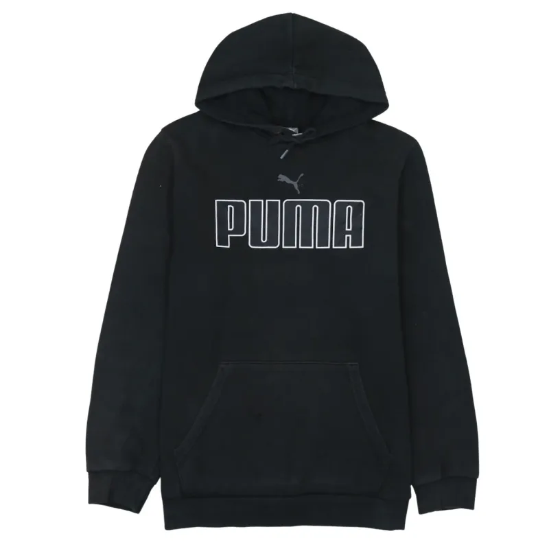 Puma 90's Spellout Pullover Hoodie Medium Black sold by Vintage Club