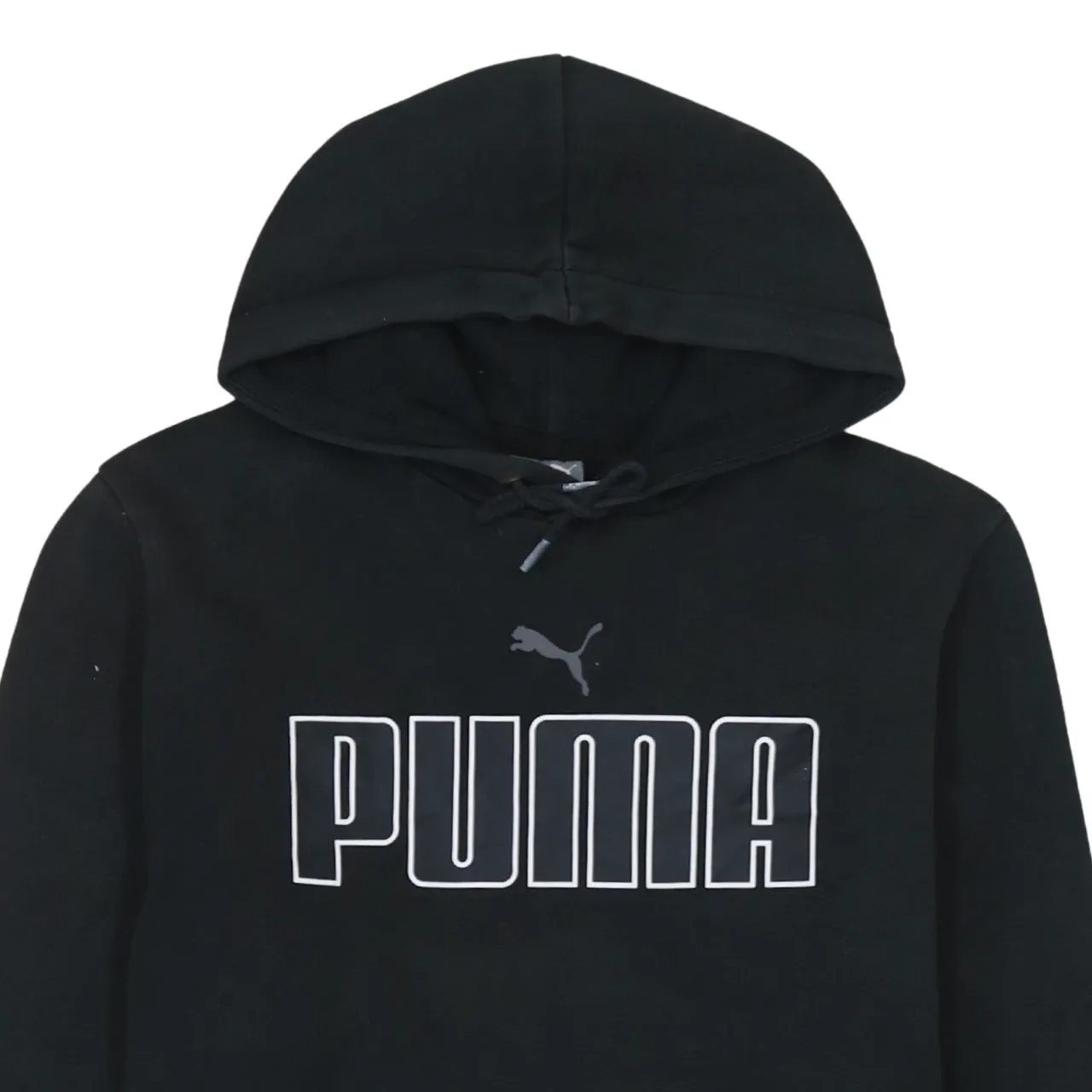 Puma 90's Spellout Pullover Hoodie Medium Black sold by Vintage Club product image thumbnail 3