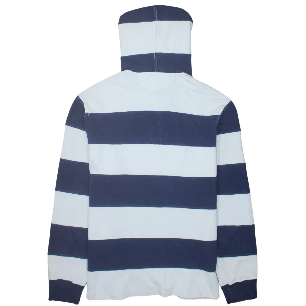 Polo Ralph Lauren 90's Lightweight Quarter Button Hoodie XLarge Navy Blue sold by Vintage Club product image thumbnail 2