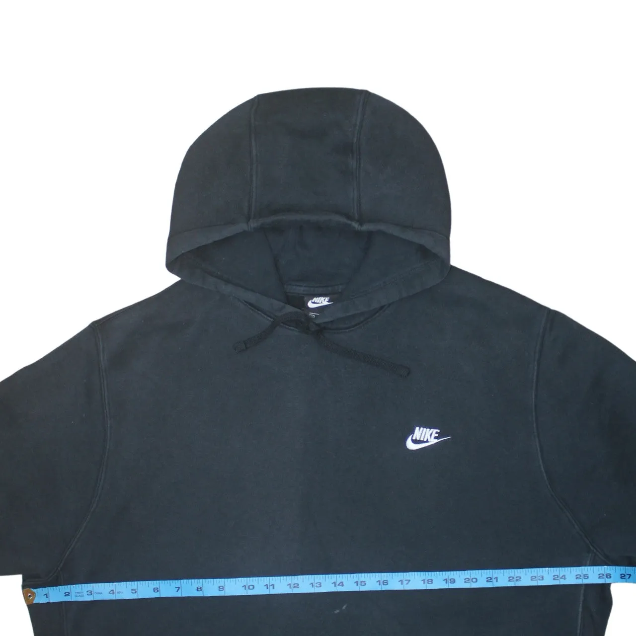 Nike 90's Swoosh Pullover Hoodie XXLarge (2XL) Black sold by Vintage Club product image thumbnail 5