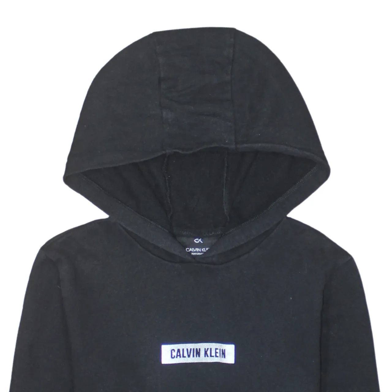 Calvin Klein 90's Lightweight Pullover Hoodie Small Black sold by Vintage Club product image thumbnail 3