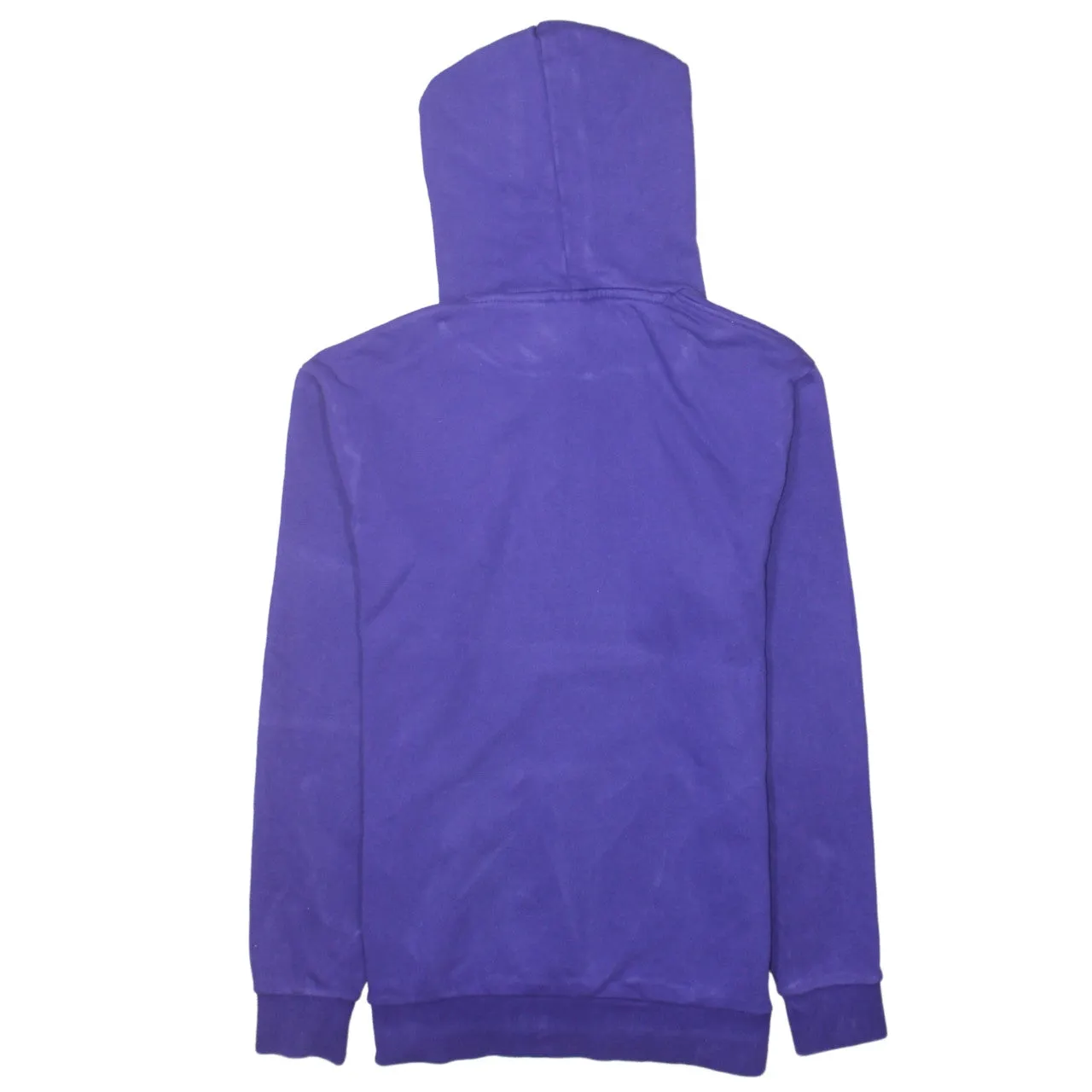 Adidas 90's Drawstring Pockets Pullover Hoodie Small Purple sold by Vintage Club product image thumbnail 2
