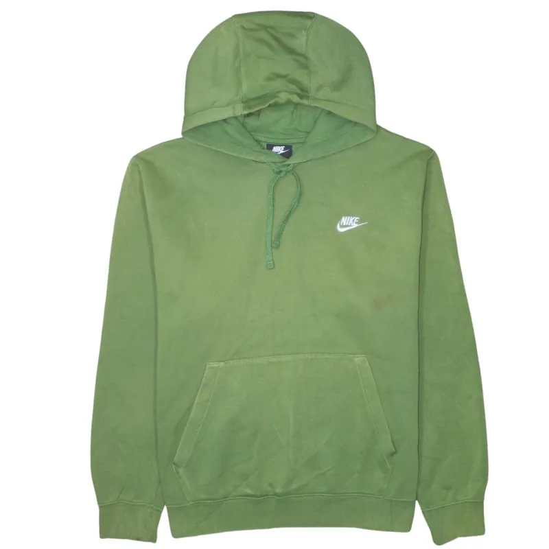 Nike 90's Swoosh Pullover Hoodie Medium Green sold by Vintage Club