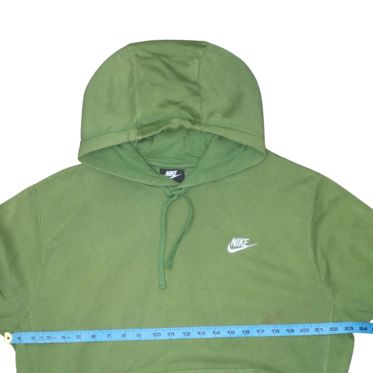 Nike 90's Swoosh Pullover Hoodie Medium Green sold by Vintage Club product image thumbnail 5