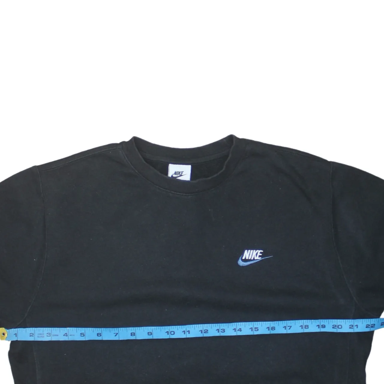 Nike 90's Swoosh Crew Neck Sweatshirt Small Black sold by Vintage Club product image thumbnail 5