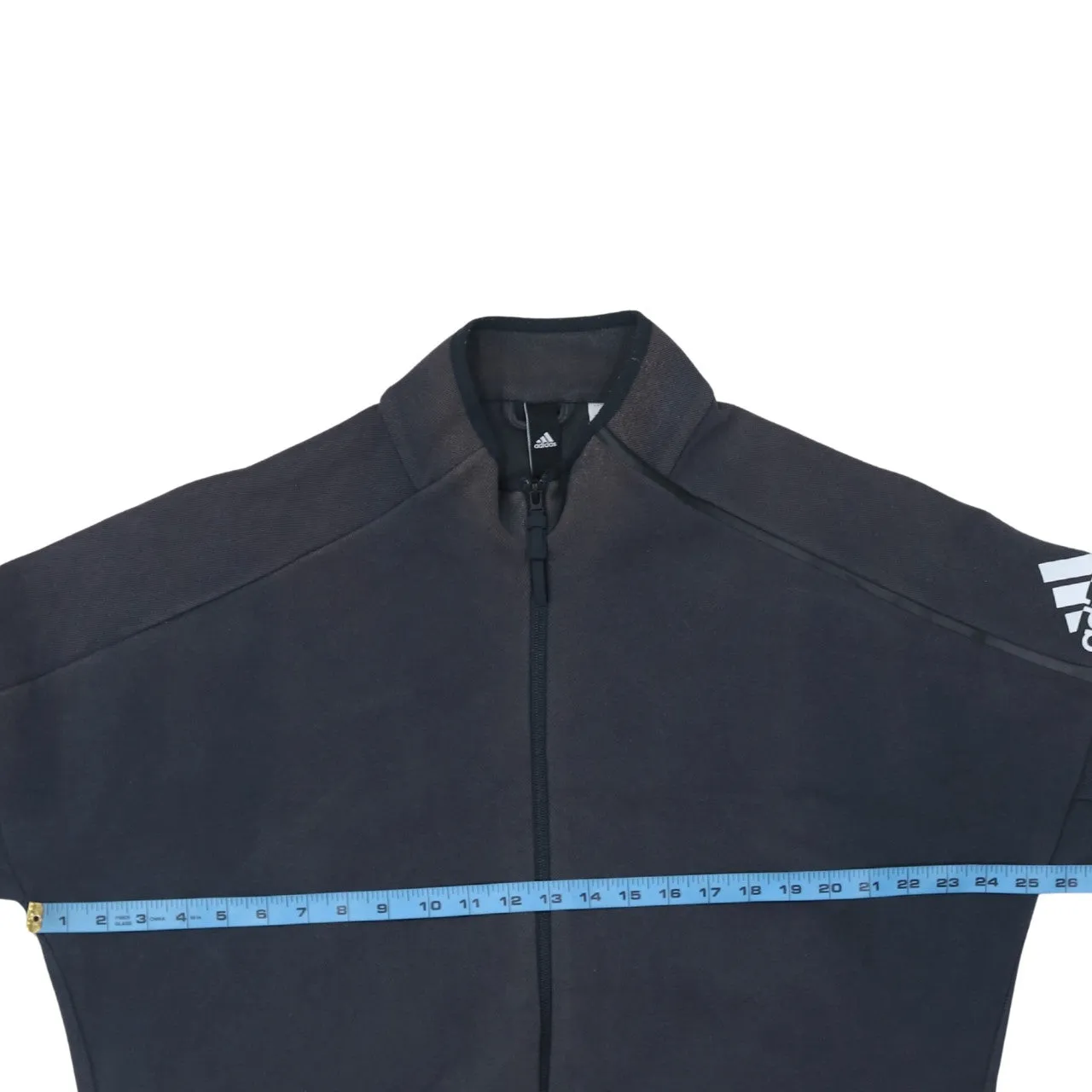 Adidas 90's Lightweight Full Zip Up Sweatshirt XLarge Black sold by Vintage Club product image thumbnail 5