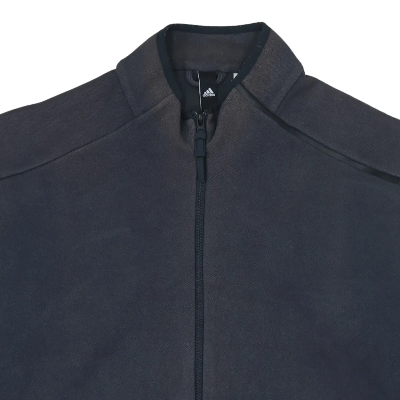 Adidas 90's Lightweight Full Zip Up Sweatshirt XLarge Black sold by Vintage Club product image thumbnail 3