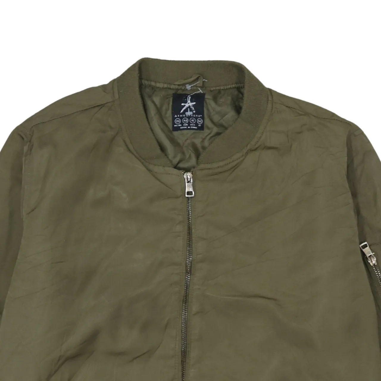 Retro 90's Plain Full Zip Up Windbreaker XXLarge Green sold by Vintage Club product image thumbnail 3