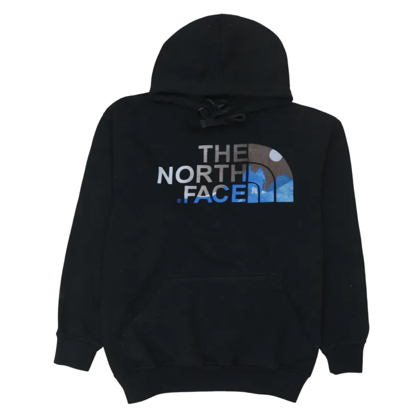 The North Face 90's Spellout Pullover Hoodie Large Black sold by Vintage Club