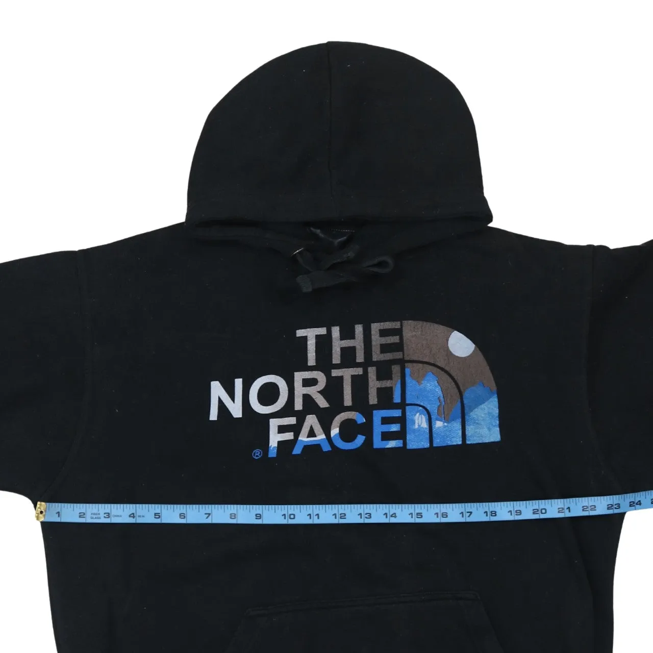 The North Face 90's Spellout Pullover Hoodie Large Black sold by Vintage Club product image thumbnail 5