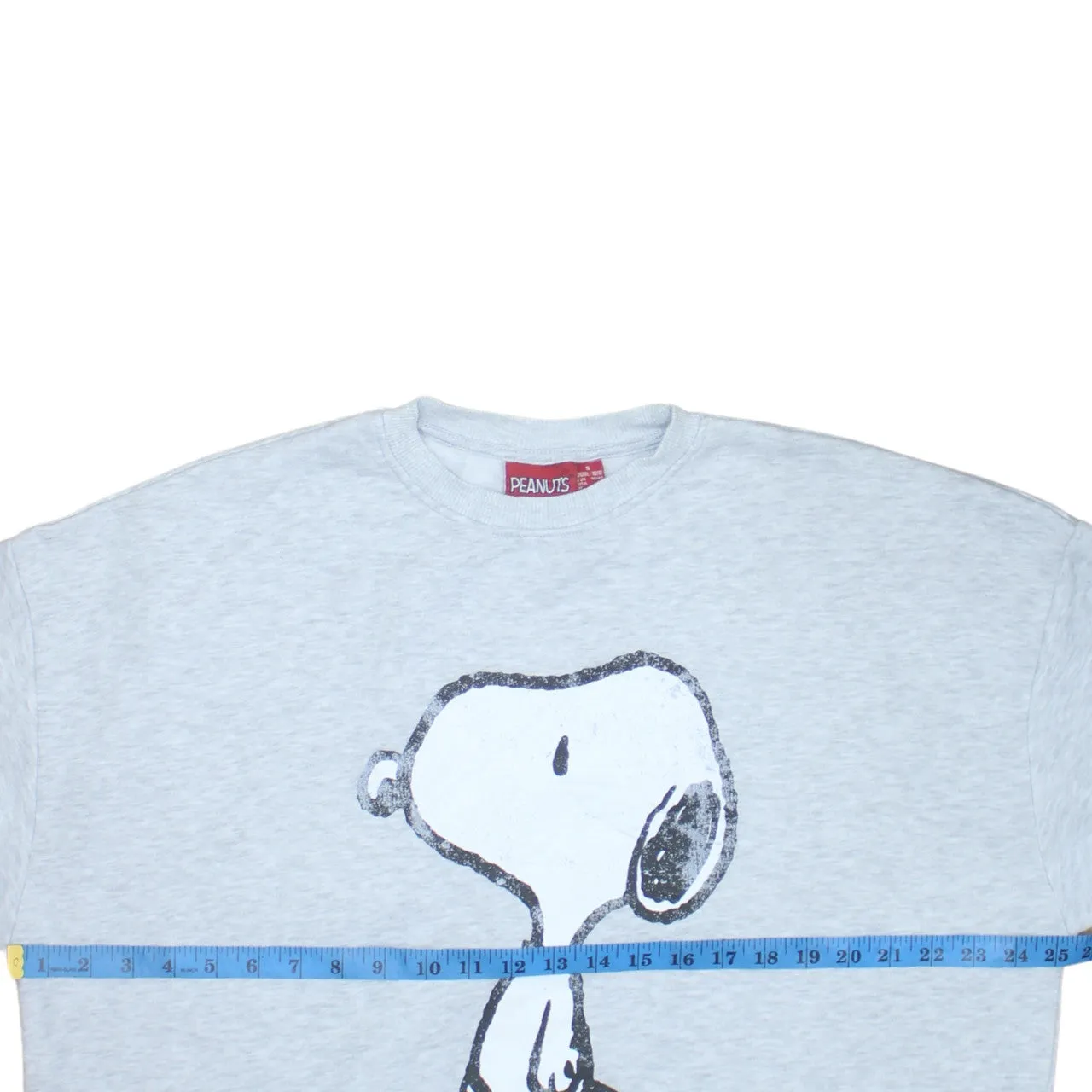 Retro 90's Peanuts Crew Neck Sweatshirt Small Grey sold by Vintage Club product image thumbnail 5