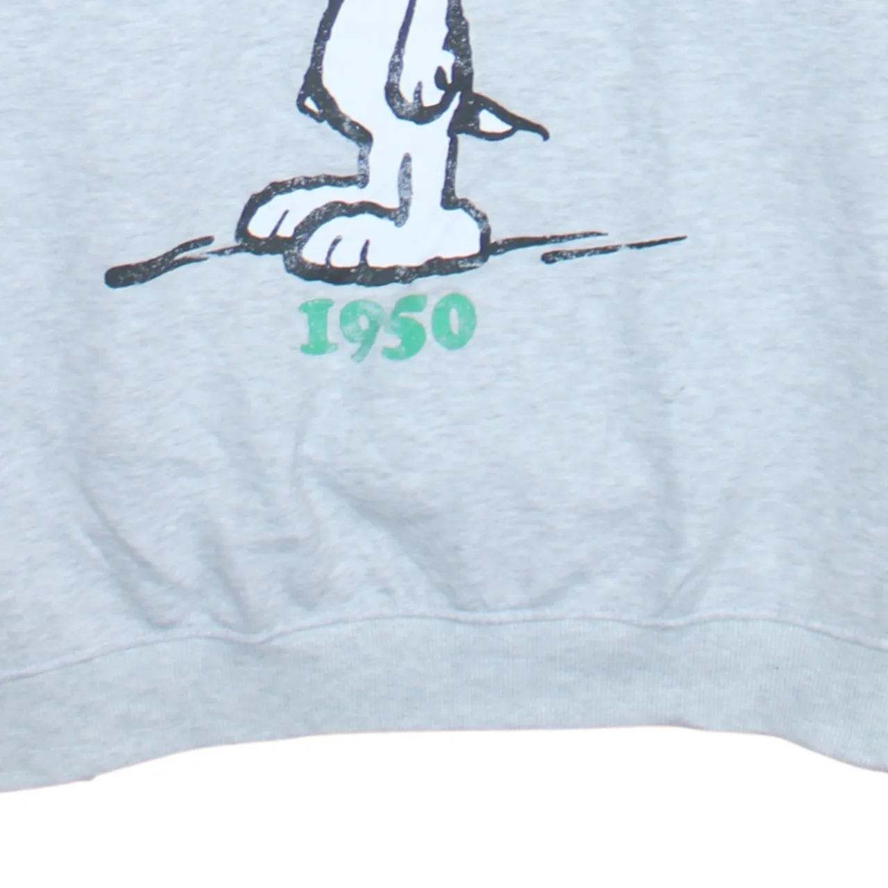 Retro 90's Peanuts Crew Neck Sweatshirt Small Grey sold by Vintage Club product image thumbnail 4