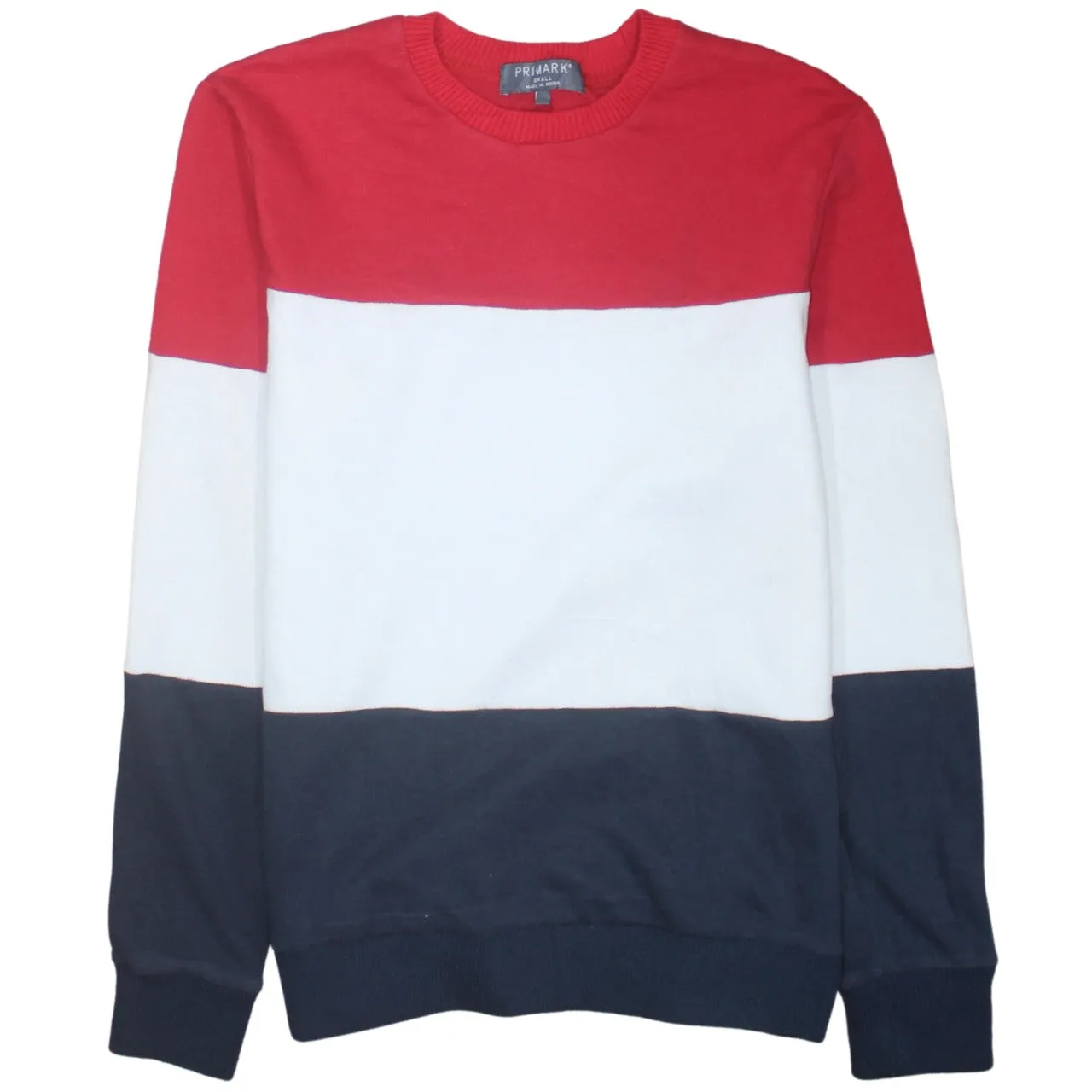 Primark 90's Plain Crew Neck Sweatshirt Small Navy Blue sold by Vintage Club