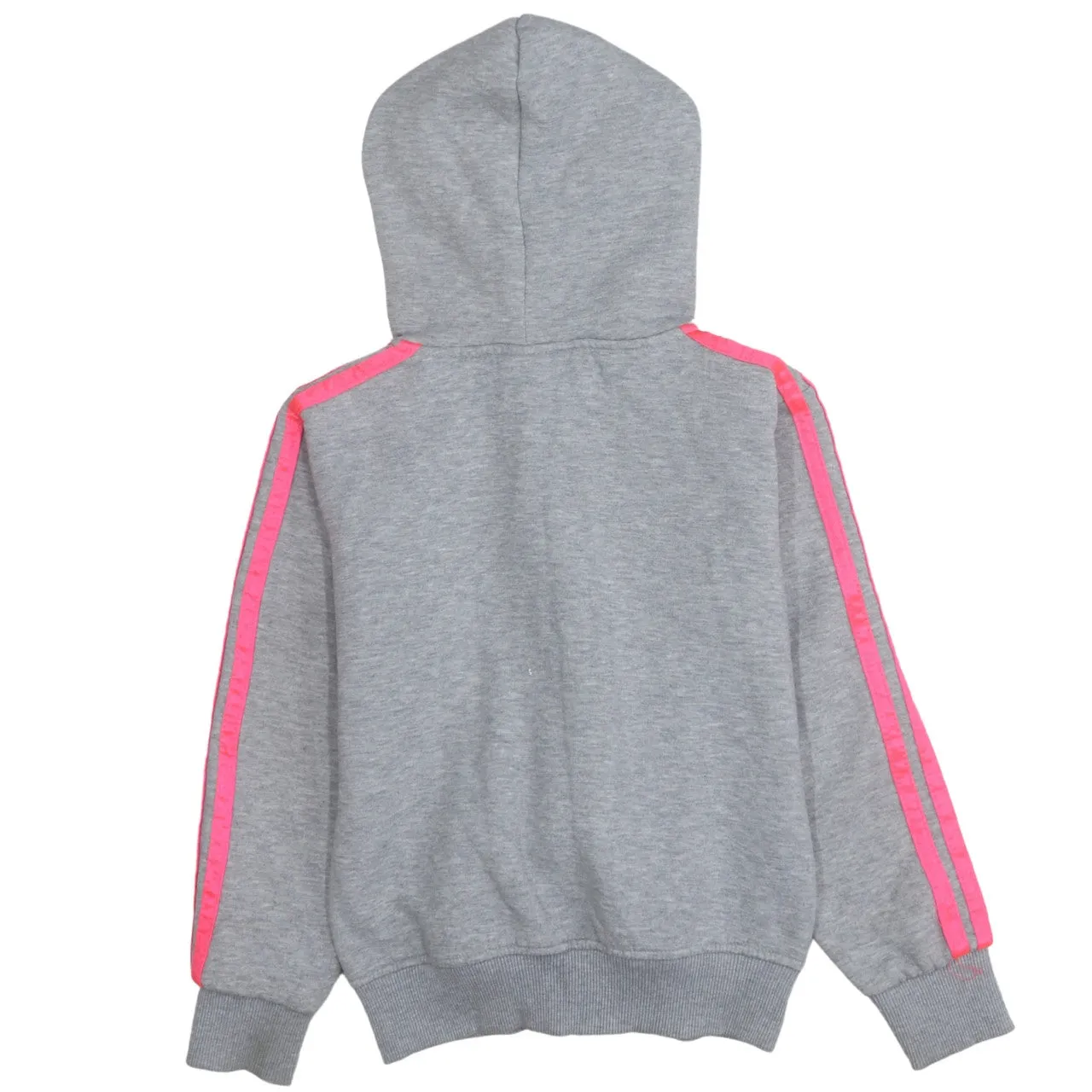 Adidas 90's Spellout Full Zip Up Hoodie XSmall Grey sold by Vintage Club product image thumbnail 2