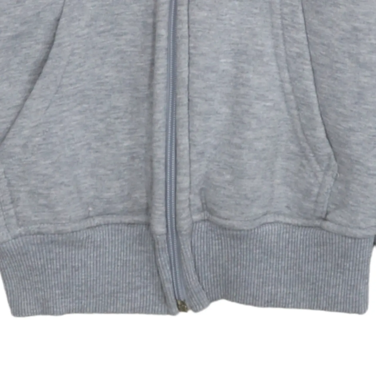 Adidas 90's Spellout Full Zip Up Hoodie XSmall Grey sold by Vintage Club product image thumbnail 4