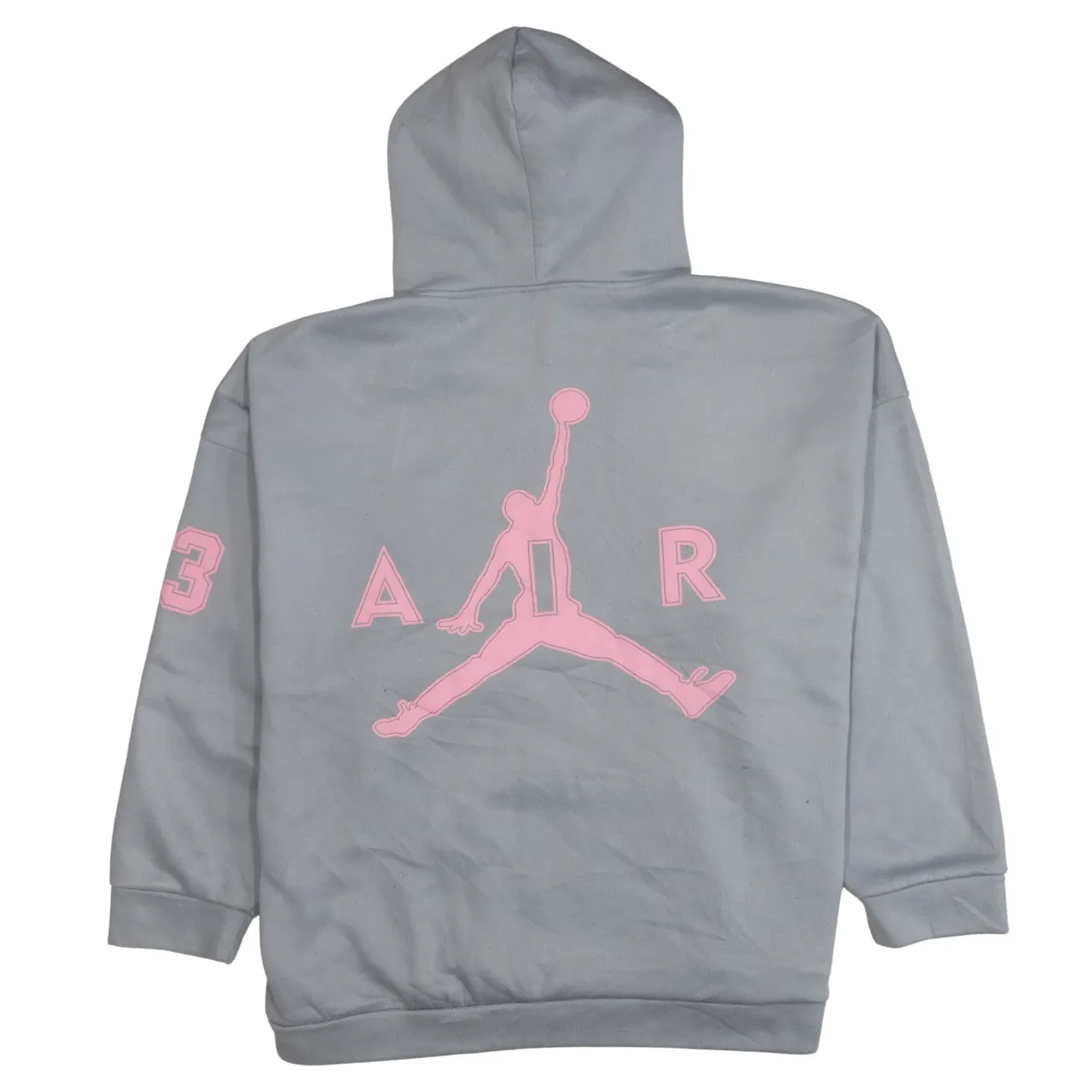 Jordan 90's Spellout Pullover Hoodie XXXLarge (3XL) Grey sold by Vintage Club product image thumbnail 2
