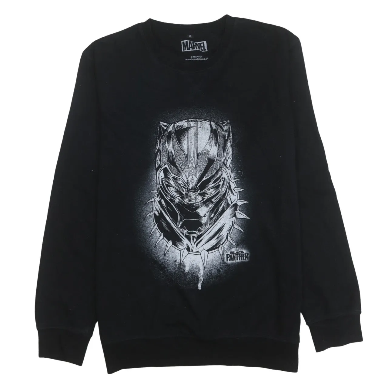 Marvel 90's Black Panther Crew Neck Sweatshirt XLarge Black sold by Vintage Club