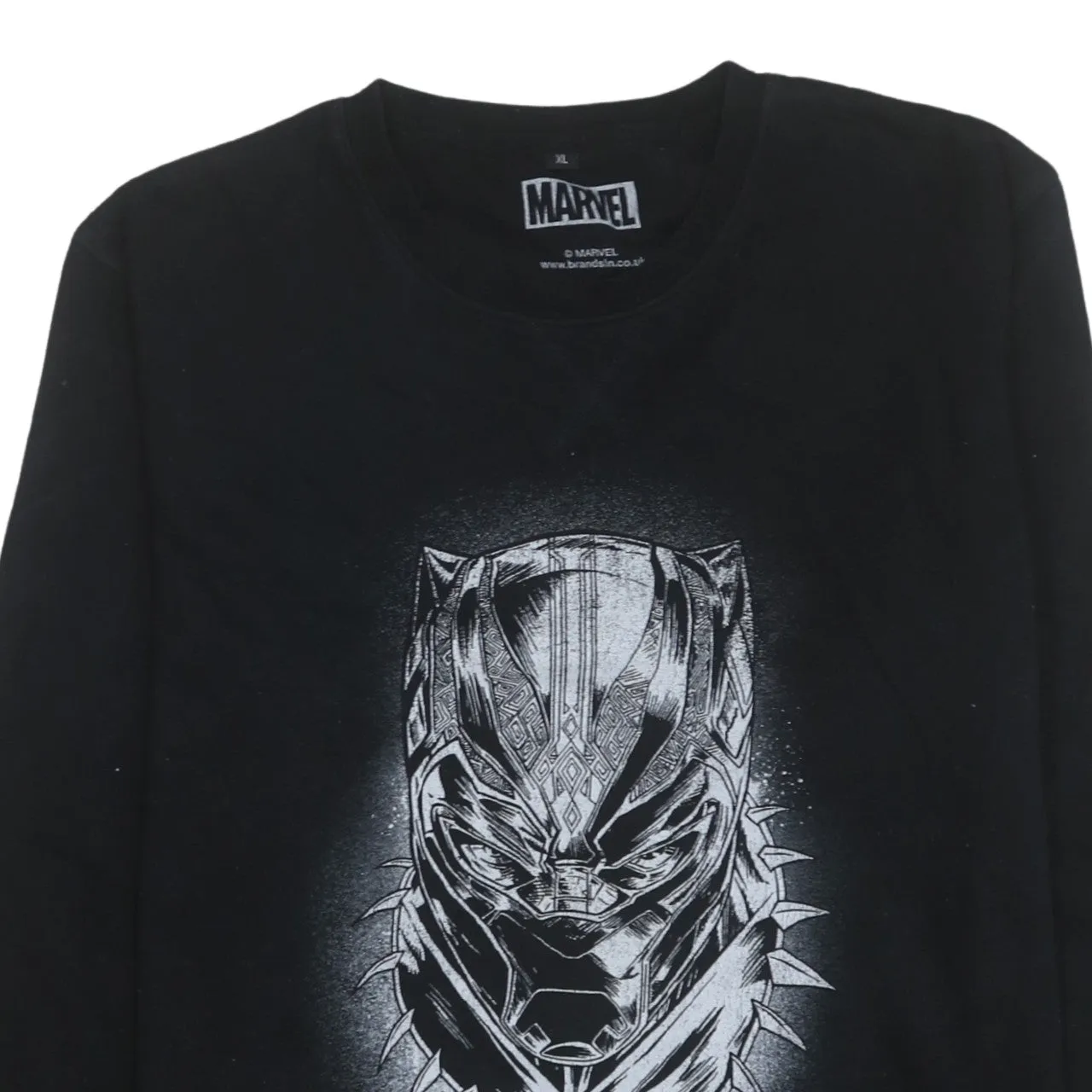 Marvel 90's Black Panther Crew Neck Sweatshirt XLarge Black sold by Vintage Club product image thumbnail 3
