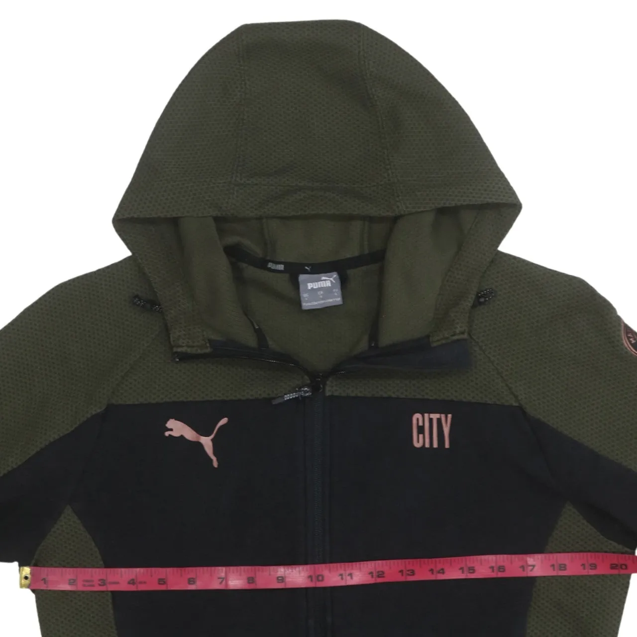 Puma 90's Sportswear Full Zip Up Hoodie Large Black sold by Vintage Club product image thumbnail 5