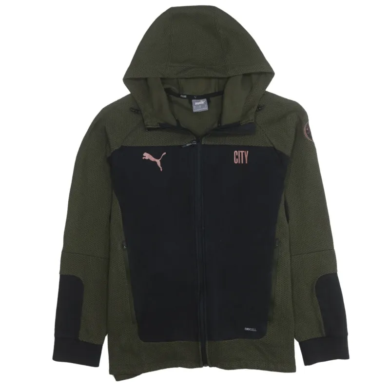 Puma 90's Sportswear Full Zip Up Hoodie Large Black sold by Vintage Club