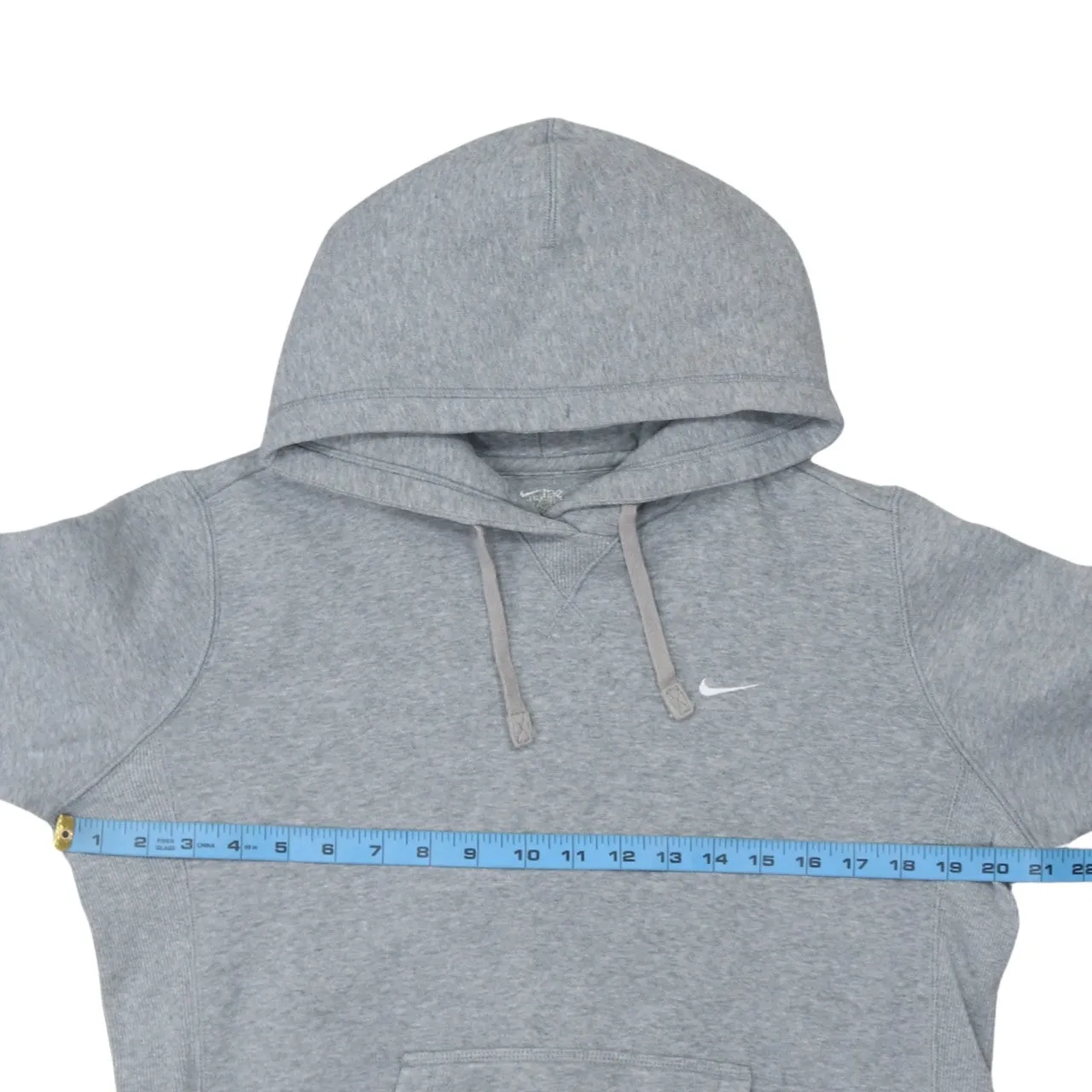 Nike 90's Swoosh Pullover Hoodie Large Grey sold by Vintage Club product image thumbnail 5