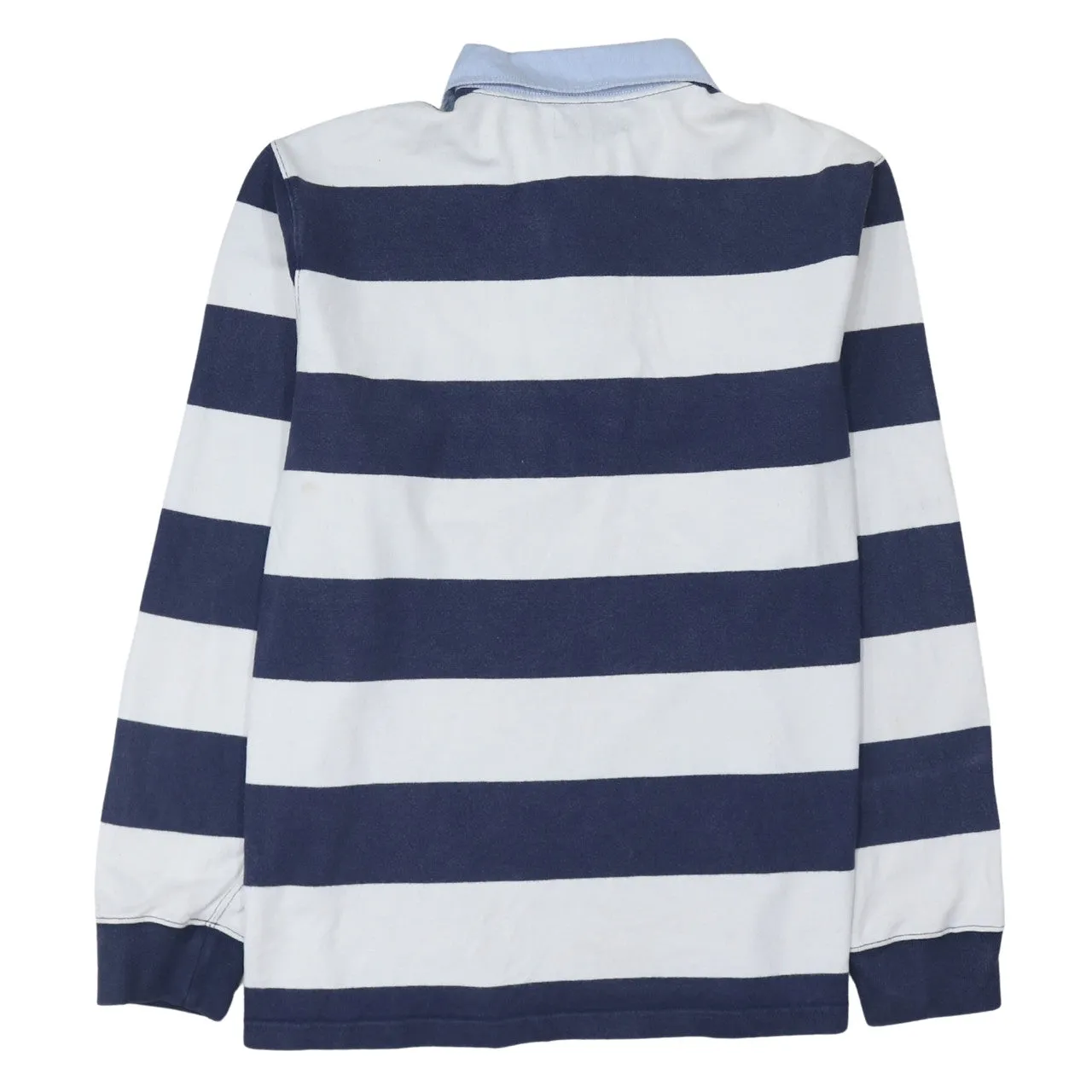 Polo Ralph Lauren 90's Long Sleeve Quarter Button Polo Shirt XLarge Navy Blue sold by Vintage Club product image thumbnail 2