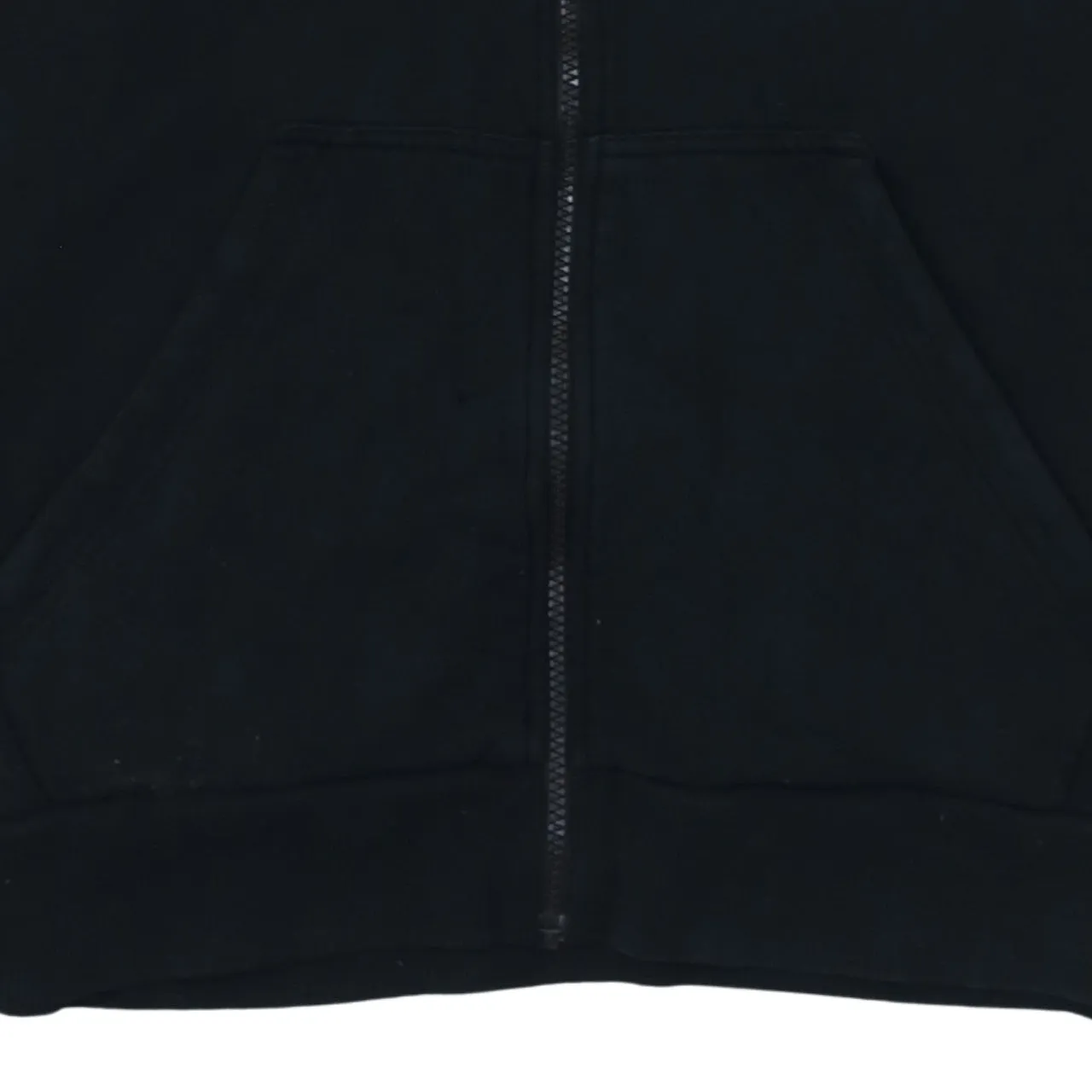 Adidas 90's Striped Sleeve Full Zip Up Hoodie Large Black sold by Vintage Club product image thumbnail 4